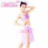 Buy cheap Side Cutoff Skirt Sequin Short Undermeath Top Straps Pinched at Front Centre Belly Dancing Clothes from wholesalers