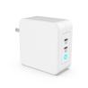Buy cheap White 100W PD Phone Charger Foldable Dual Port USB C Charger from wholesalers