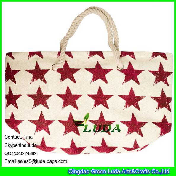 Buy cheap LUDA 2016 summer oversized seastar printed paper straw beach bags from wholesalers