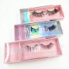 Buy cheap Holographic Paper Flip Top Eyelash Magnetic Box With Ribbon Handle from wholesalers