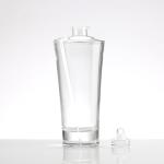200ml Flat Square Rectangle Flint Glass Liquor Wine Whisky Tequila Bottle With