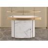 Buy cheap Luxurious Curved Marble Jewelry Cabinet With Electronic Locks For Jewellery Exhibition from wholesalers