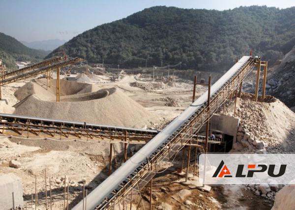 Buy cheap Horizontal / Inclined Mining Conveyor Systems Portable Belt Conveyor for Sand Coal from wholesalers