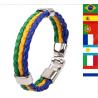 Buy cheap Multi-country World Cup commemorative bracelet bracelet braided leather bracelets from wholesalers