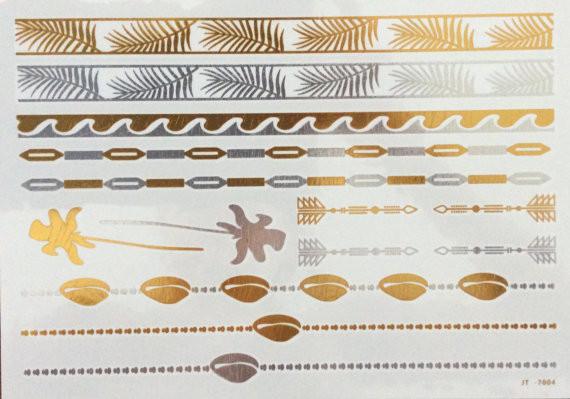 Buy cheap Gold foil tattoo from wholesalers