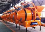 Industrial Dry Mix Portable Concrete Mixer , 3 Point Rotating Drum Stone Cement