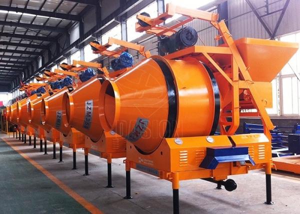 Buy cheap Industrial Dry Mix Portable Concrete Mixer , 3 Point Rotating Drum Stone Cement Mixer from wholesalers