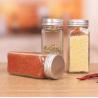 Buy cheap 12pcs 120ml Kitchen Square Spice Jars With Shaker Lids And Airtight Metal Lids from wholesalers