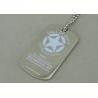 Buy cheap Military Personalised Dog Tags Die Casting Enamel Nickel Plating from wholesalers