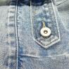 Buy cheap Oem Factory Manufacturer Custom Logo Women Vintage Stonewash Denim Jacket from wholesalers