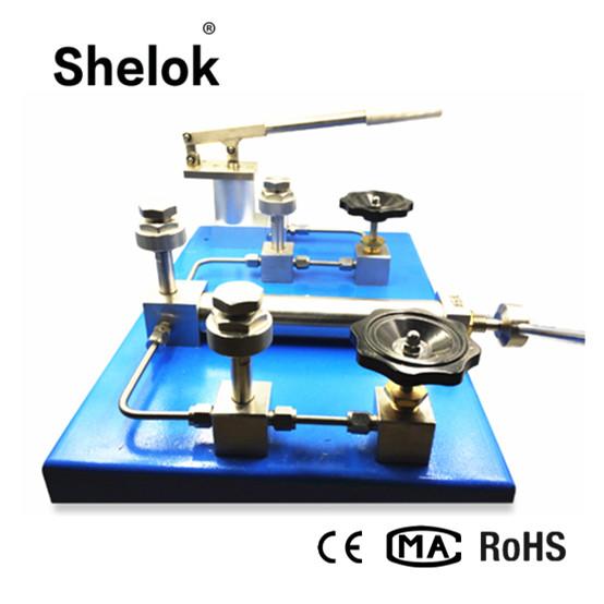 Buy cheap Hydraulic hot sale air micro pressure hand pump pressure gauge calibrator -100-600Kpa from wholesalers