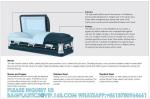 Casket Orion Series Steel Casket (White And Gold) Handcrafted Funeral Casket -