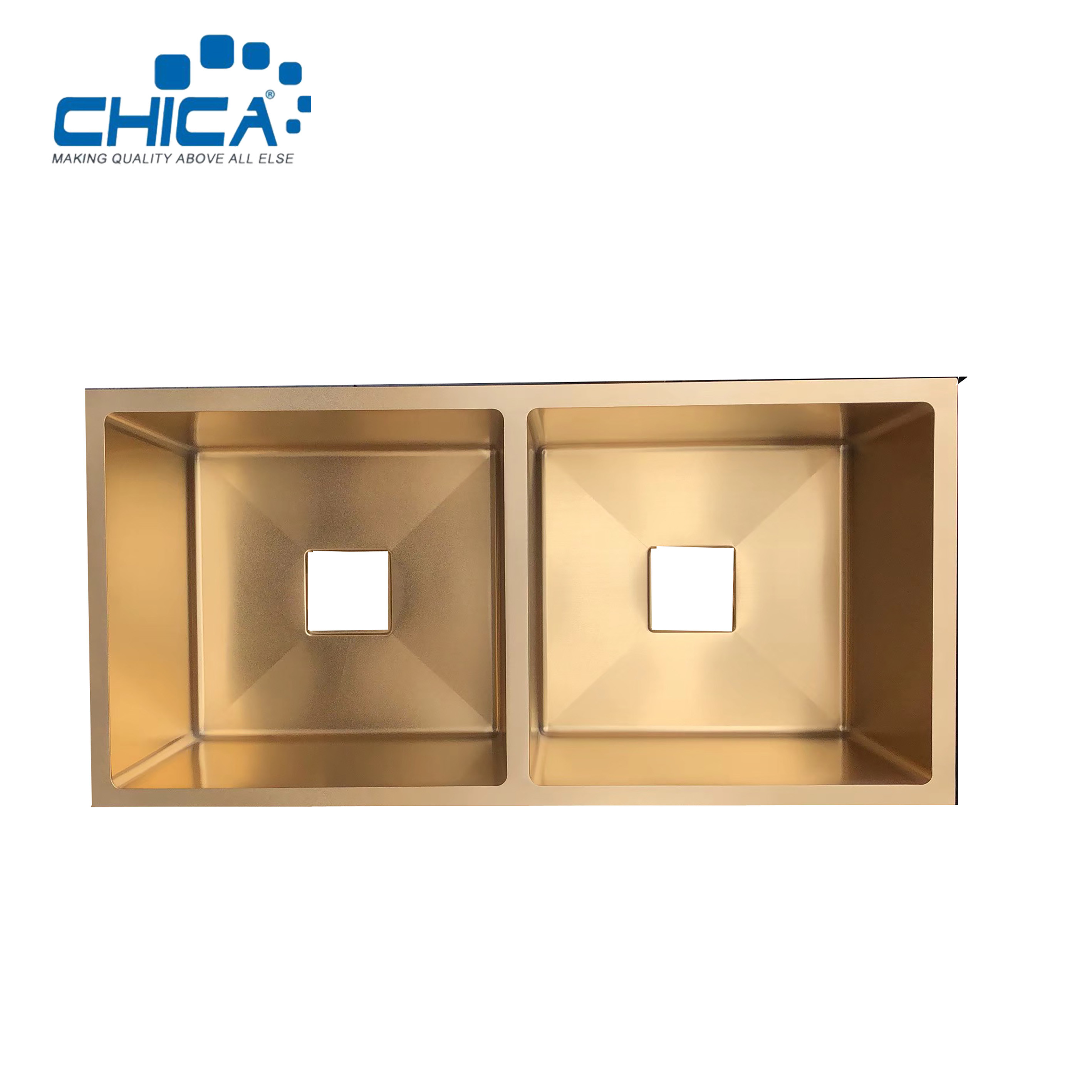 SUS201 304 Stainless Steel Double Bowl Topmount Kitchen Sink Commercial Stainless Steel Kitchen Sink For House