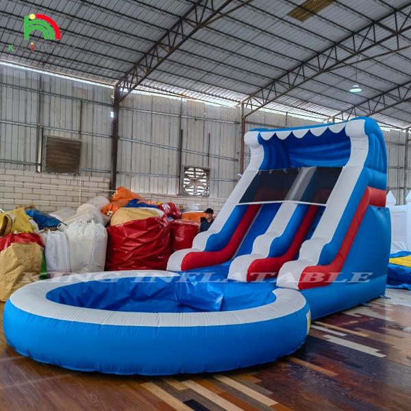 Buy cheap Commercial Inflatable Water Slide Jumper Bounce House Castle Waterslide Pool from wholesalers
