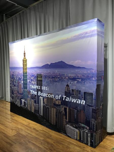 Buy cheap Tension Fabric Pop Up Display Backdrop Stand 3x4 For Wall Advertising Exhibition from wholesalers