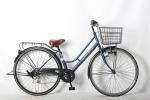 26 Inch 6 Speed Urban City Bicycles Womens Vintage Bike Customized Color