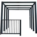 Rain And Sun Proof Iron Fencing For Outdoors Coated Fences Eco-Friendly