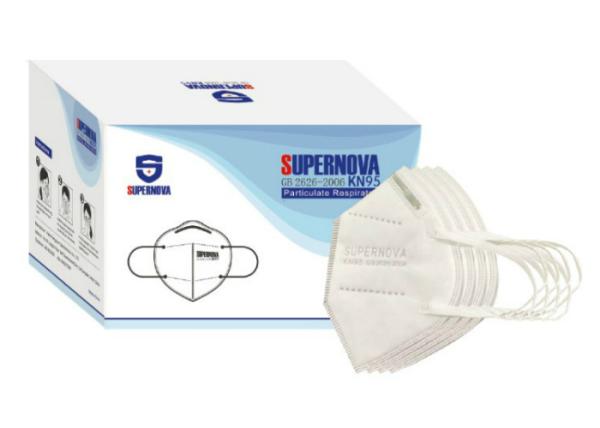 Antibacterial N95 FFP2 Respirator Low Respiratory Resistance High Efficient