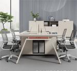 Living Room Office Furniture 4 Person Staff Table with Modular Workstation and