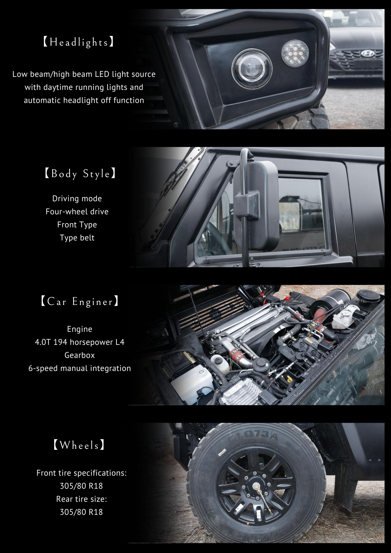 2180kg Load DongFeng M-Terrain M50 917 Electric Car for Unmatched Off-road Durability