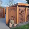 Buy cheap Polished Weathering Steel Gardening Screen Metal Garden Products 3mm Thickness from wholesalers