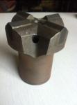 Threaded Cross Drill Bit / Rock Carbide Drill Bits 102mm T45 Concave Face