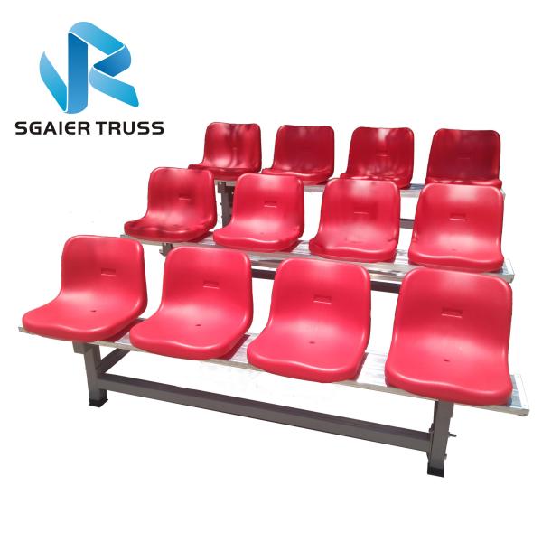 Buy cheap 1000kgs / M2 Portable Bleachers On Wheels , Sgaier Outdoor Stadium Seat from wholesalers