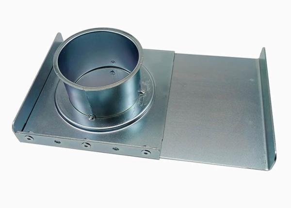 Dust Collection Fitting Manual Self Cleaning Blast Gates Galvanized Steel 4 Inch