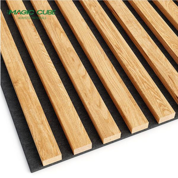 Buy cheap 26kg/pcs Slatted Timber Acoustic Wall Panels for Living Room Suspended Ceiling Akupanel from wholesalers