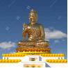 Buy cheap Hand Forged Large Bronze Buddha Statue Gilded Surface For Temple from wholesalers