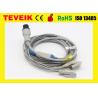 Buy cheap Medical Factory Reusable Mindray One piece 5 leads ECG Cable with Clip, Round 6pin from wholesalers