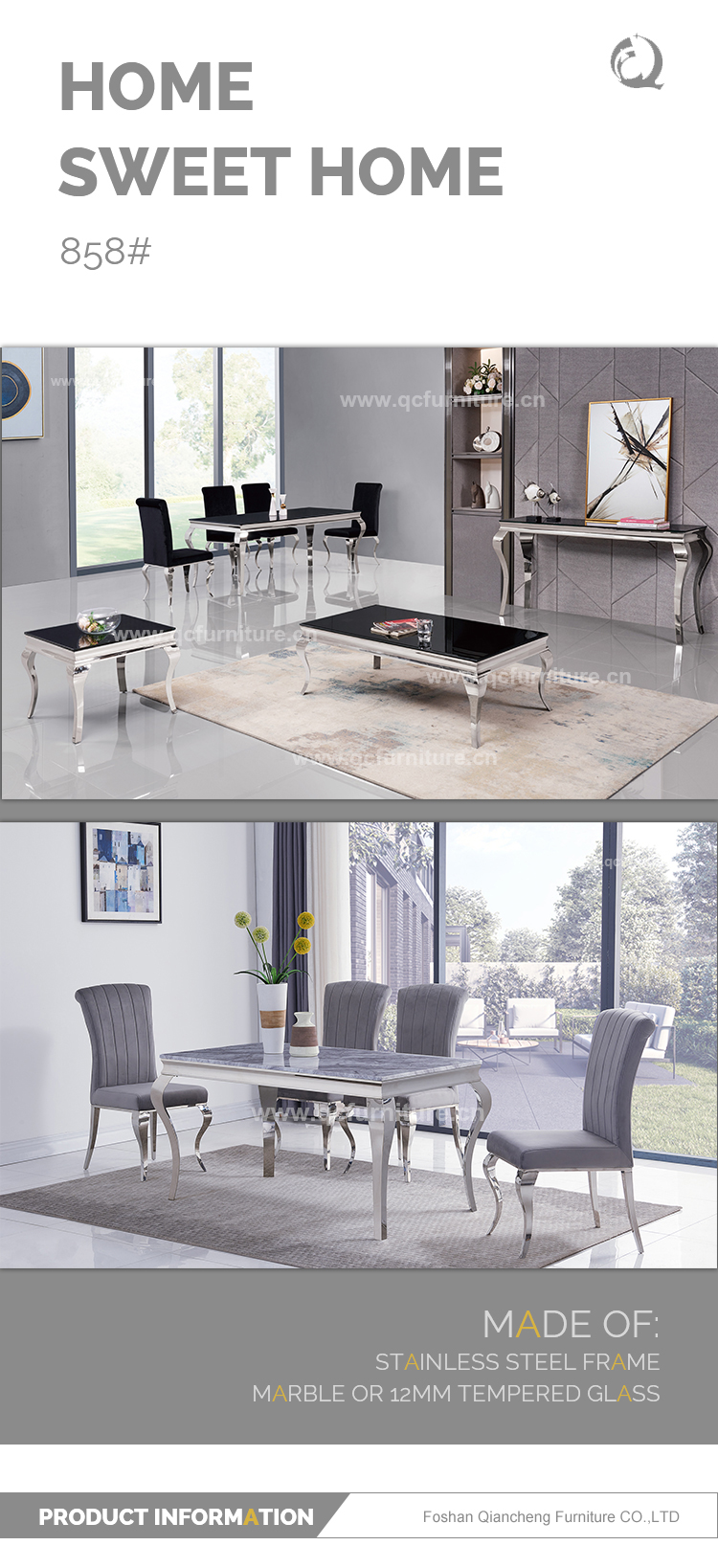 20mm Marble Top Dining Tables