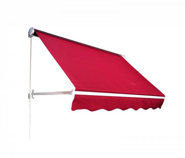 Patio Waterproof Windproof UV Resistence Aluminium Retractable Awning With Drop Arm