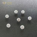 IF-SI2 Certified Round Lab Created Loose Gemstones For Rings