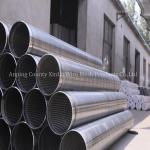 Polished Non Magnetic Stainless Steel Wedge Wire Continuous Slot Screen Tube