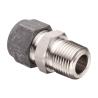 Buy cheap Fractional Tube NPT Compression Tube Fittings High Hardness Straight Male Connectors from wholesalers