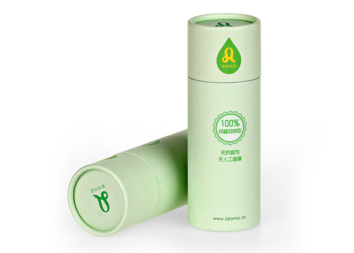 Recycle Eco-friendly Paper Tube Packaging , Food Grade Tea Package
