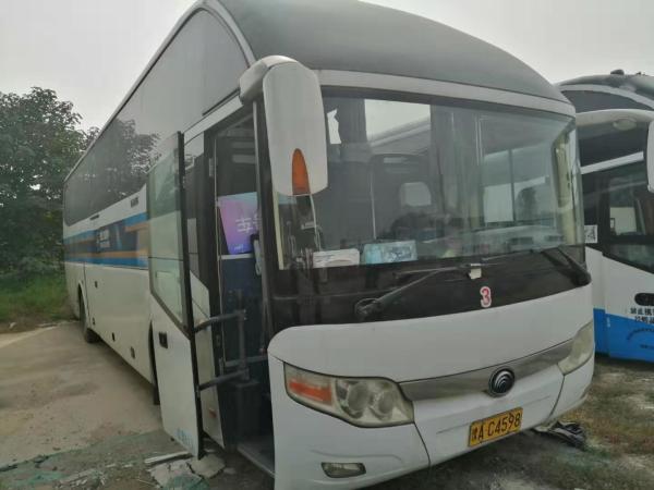 Buy cheap 51 Seats 2010 Year Two Doors Used Passenger Bus Left Steering 6127 Yutong Bus from wholesalers
