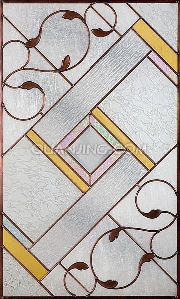 Buy cheap stained glass windows with art iron from wholesalers