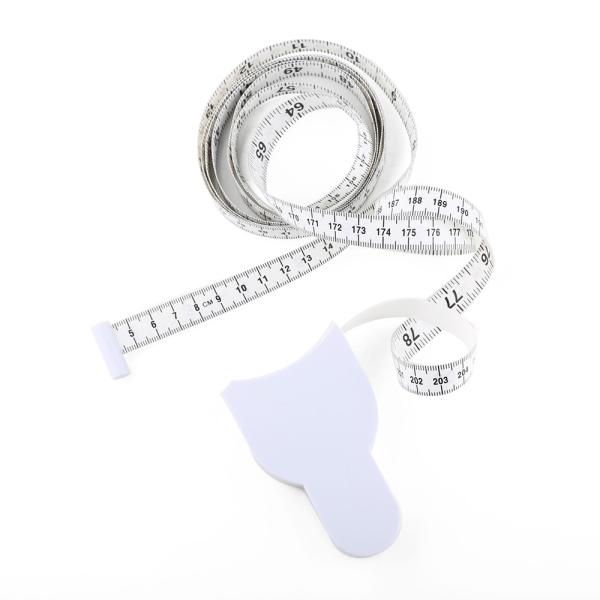 Buy cheap 80 Inches White Flexible Girth Or Circumference Self Measuring Tape For Body Personalized With Logo from wholesalers