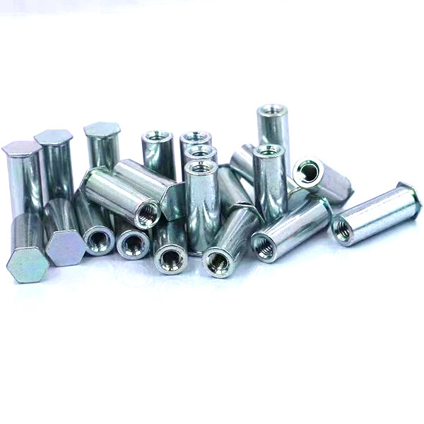 Aluminium Material Thru-Hole Threaded Stangoffs Hexagon Head Solid Rivets for Heavy Industry