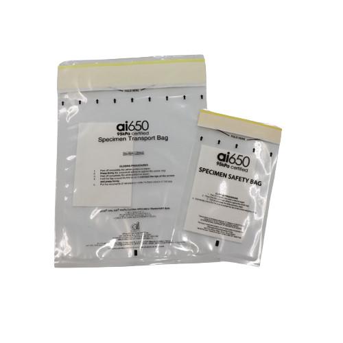 Buy cheap Medical Transparent Absorbent Sealed Zip 95Kpa specimen bag With Pouch Un3373 from wholesalers