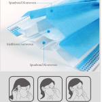 Protective 3 Layers Disposable Earloop Face Mask For Surgical