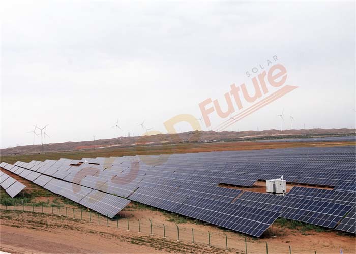 CE String Powered 2P Solar Tracker 1 Axis Photovoltaic Tracker