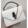 Buy cheap Authentic Crocodile Belly Skin Women Small Orange Purse Lady Chain Handbag Genuine Alligator Leather Female Shoulder Bag from wholesalers