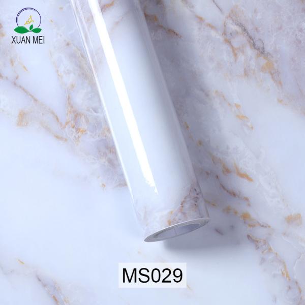 Waterproof Adhesive Wallpaper Stickers for Kitchen Countertop and Bathroom White