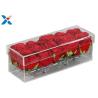 Buy cheap Rectangle Acrylic Flower Box 12 24 36 Holes Rose Flower Box With Lid Durable from wholesalers