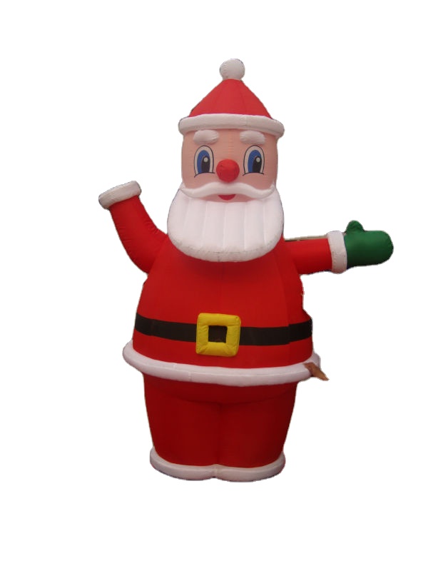 2023 Giant Cartoon Christmas Outdoor Inflatable Santa Claus For Outdoor Decoration