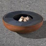 OEM Service Corten Steel Outdoor Cooking Grills Wood Burning