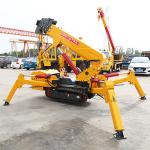 3 Ton Heavy Mobile Spider Crawler Cranes ZHONGMEI Telescopic Construction